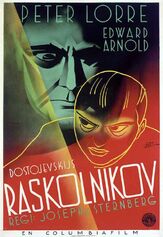 Преступление и наказание из фильмографии Петер Лорре в главной роли.
