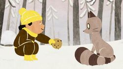 Обои Новогодние истории зверушек