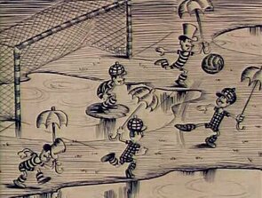 Фото из мультфильма Как казаки в футбол играли (1970)